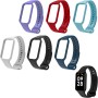MxyVrix - Pulsera deportiva compatible con Xiaomi Smart Band 8 / Redmi Smart Band 2, correa de silicona suave y transpirable