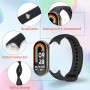 BANGTING 8 Piezas Correas Compatible con Xiaomi Mi Band 9/8, Correa de Recambio para Xiaomi Smart Band 8, Pulseras Mi Band 9