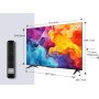 TCL 50V6B 50" 4K Ultra HD, HDR TV, Smart TV Powered by Google TV (Dolby Audio, Motion Clarity, Control por Voz, Compatible con