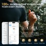 DekeFit Anillo Inteligente Hombre Mujer, Smart Ring con 100+ Modos de Deporte, IP68, 24/7 Pulsómetro SpO2 Podómetro, Calorías y