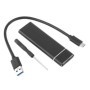 M.2 NGFF a USB3.0 Caja de disco duro móvil SATA SSD Tipo-C Adaptador d