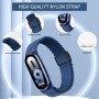 YealRed Correa para Xiaomi Mi Band 10/9 / 8, Hombres Mujeres Correa de Hebilla Magnética, Nylon Elástica Reemplazar Pulsera