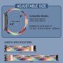 YealRed Correa para Xiaomi Mi Band 10/9 / 8, Hombres Mujeres Correa de Hebilla Magnética, Nylon Elástica Reemplazar Pulsera