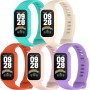 RenSheng 5 Piezas Compatible con Xiaomi Smart Band 9 Active Correas, Correas para Redmi Smart Band 3 Reemplazo Pulsera