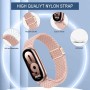 YealRed Correa para Xiaomi Mi Band 10/9 / 8, Hombres Mujeres Correa de Hebilla Magnética, Nylon Elástica Reemplazar Pulsera