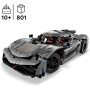 LEGO Technic Hipercoche Koenigsegg Jesko Absolut Gris Coche de Carreras de Juguete de Construcción, Regalo para Niños y Niñas de