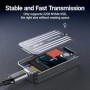 JEYI 2230 NVMe SSD, PCIe USB3.2 10Gbps Caja M.2 de aluminio Caja de di
