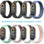 2 Piezas Correas Nailon para Xiaomi Mi Band 9/8 Correa Hombre Mujer,Pulsera Elástica Ajustable Repuesto Brazalete Trenzado