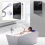 QuatoLuilo US 6500W - Calentador de agua eléctrico instantáneo sin depósito para toda la casa, color negro