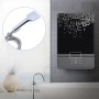 QuatoLuilo US 6500W - Calentador de agua eléctrico instantáneo sin depósito para toda la casa, color negro