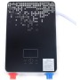 QuatoLuilo US 6500W - Calentador de agua eléctrico instantáneo sin depósito para toda la casa, color negro
