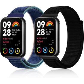 SeNool Correa para Xiaomi Smart Band 9 Pro/Xiaomi Smart Band 8 Pro, [2 Pack] Nylon Muñequeras de Repuesto, Banda para Xiaomi