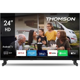THOMSON 24 Pulgadas (60 cm) LED HD 12V Camping Smart Android TV, Google Assistant, Wi-Fi, Dolby Digital, Bluetooth, Triple-Tuner
