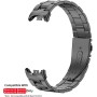 BDIG Correa Compatible para Xiaomi Mi Band 9/Xiaomi Mi Band 8, Pulsera de Repuesto de Acero Inoxidable Hebilla Ajustable Correa
