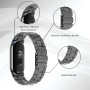 BDIG Correa Compatible para Xiaomi Mi Band 9/Xiaomi Mi Band 8, Pulsera de Repuesto de Acero Inoxidable Hebilla Ajustable Correa