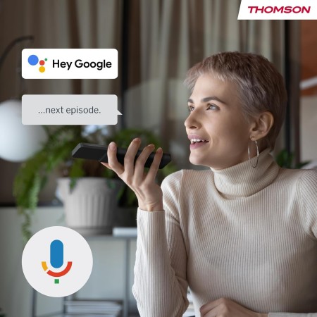 THOMSON 24 Pulgadas (60 cm) LED HD 12V Camping Smart Android TV, Google Assistant, Wi-Fi, Dolby Digital, Bluetooth, Triple-Tuner