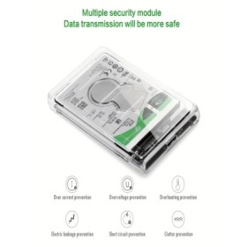 Caja HDD 3,0/2,0, caja de disco duro SATA SSD de 2,5 pulgadas con velo
