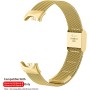 BDIG Correa Compatible para Xiaomi Mi Band 9/Xiaomi Mi Band 8, Pulsera de Repuesto de Acero Inoxidable Hebilla Ajustable Correa