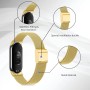 BDIG Correa Compatible para Xiaomi Mi Band 9/Xiaomi Mi Band 8, Pulsera de Repuesto de Acero Inoxidable Hebilla Ajustable Correa
