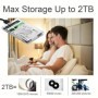 Caja HDD 3,0/2,0, caja de disco duro SATA SSD de 2,5 pulgadas con velo