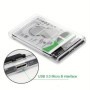 Caja HDD 3,0/2,0, caja de disco duro SATA SSD de 2,5 pulgadas con velo