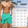 Bañador Hombre Secado Rápido Traje de Baño Hombre Bolsillo Cremallera Bañadores Short de Playa Surf Piscina Natación Impermeable
