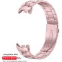 BDIG Correa Compatible para Xiaomi Mi Band 9/Xiaomi Mi Band 8, Pulsera de Repuesto de Acero Inoxidable Hebilla Ajustable Correa