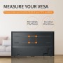 Suptek Soporte de Pared para TV, Inclinación Extendida, Giratorio, Soporte TV Pared de 13-30 Pulgadas de hasta 15 kg, VESA 75 x