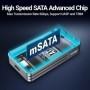 JEYI mSATA a USB 3,1 Gen2 10Gbps SSD carcasa adaptadora con puerto tip