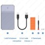 JEYI mSATA a USB 3,1 Gen2 10Gbps SSD carcasa adaptadora con puerto tip