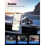 Glangeh [Agarre Superior Soporte Movil Coche [Cúpula de Succión Súper Potente & 360° Giratorio] - Suporte Telemovel Carro para