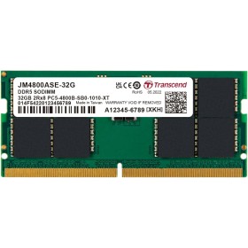 Transcend SO-DIMM Módulo de Memoria 32GB DDR5 4800MHz - JM4800ASE-32G