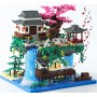 Yushinv Juego de construcción de árbol de Cerezo en Flor con Caja de Regalo, música Original (Tipo: sinfonía), Juego de