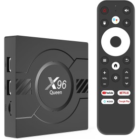 Puersit Android 10.0 X96Q Smart TV Box WiFi 2GB/ 16GB con Allwinner H313, Soporta 4K HD con Chipset Quad-Core