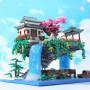Yushinv Juego de construcción de árbol de Cerezo en Flor con Caja de Regalo, música Original (Tipo: sinfonía), Juego de
