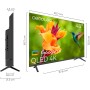 Cecotec Smart TV, Televisor QLED de 43 Pulgadas Resolución 4K UHD V4 Series VQU40043. Google TV, Dolby Vision&Atmos, VRR, HDMI
