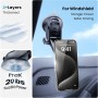APPS2Car Soporte Magnético Teléfono Coche, Soporte del Coche Móvil, Universal para Parabrisas y Salpicadero con Ventosa,