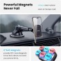 APPS2Car Soporte Magnético Teléfono Coche, Soporte del Coche Móvil, Universal para Parabrisas y Salpicadero con Ventosa,