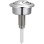 Daaxing Botón de doble descarga para cisterna de inodoro, para válvula Siamp para Optima 49 para Twyford Vitra, para agujeros