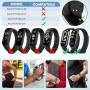 BDIG 12 Piezas Correa para Xiaomi Mi Band 8 Pulsera Compatible para Xiaomi Mi Band 9, Colorido Suave Silicona Reloj Recambio