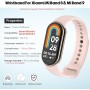 BDIG 12 Piezas Correa para Xiaomi Mi Band 8 Pulsera Compatible para Xiaomi Mi Band 9, Colorido Suave Silicona Reloj Recambio