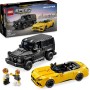 Lego Speed Champions Mercedes-AMG G 63 y Mercedes-AMG SL 63 2 Coches de Juguete de Construcción, Maqueta de Vehículo, 2
