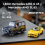 Lego Speed Champions Mercedes-AMG G 63 y Mercedes-AMG SL 63 2 Coches de Juguete de Construcción, Maqueta de Vehículo, 2
