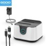 Estación de acoplamiento de disco duro GODO a USB 3,0 tipo C, base de 