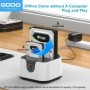 Estación de acoplamiento de disco duro GODO a USB 3,0 tipo C, base de 