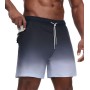 Danfiki Bañador Hombre Shorts de Baño Shorts de Playa Short de Verano 2 en 1 con Forro de Compresión y Malla Secado Rápido para