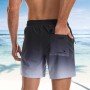 Danfiki Bañador Hombre Shorts de Baño Shorts de Playa Short de Verano 2 en 1 con Forro de Compresión y Malla Secado Rápido para
