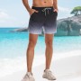 Danfiki Bañador Hombre Shorts de Baño Shorts de Playa Short de Verano 2 en 1 con Forro de Compresión y Malla Secado Rápido para