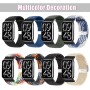 MiRowy Correa Compatibile con Xiaomi Smart Band 10, Mujer Hombre Elástica Correa Deportiva Trenzada Ajustables Nailon Suave