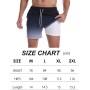 Danfiki Bañador Hombre Shorts de Baño Shorts de Playa Short de Verano 2 en 1 con Forro de Compresión y Malla Secado Rápido para